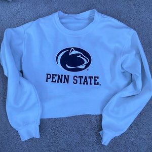 penn state cropped sweatshirt
